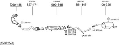 BOSAL SYS12548