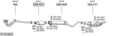 BOSAL SYS22663