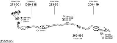 BOSAL SYS05243