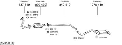 BOSAL SYS05212