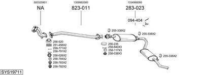 BOSAL SYS19711