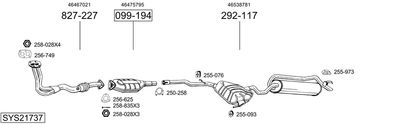BOSAL SYS21737