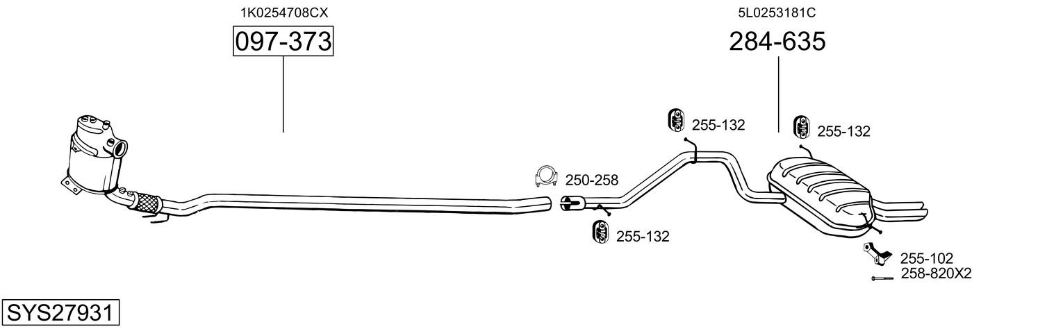 BOSAL SYS27931