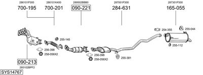 BOSAL SYS14767