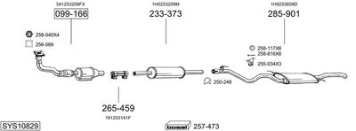 BOSAL SYS10829