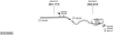 BOSAL SYS10595