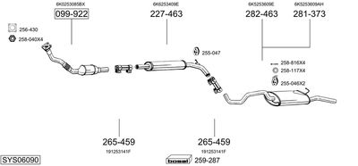 BOSAL SYS06090