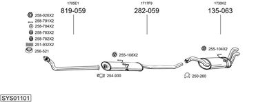 BOSAL SYS01101