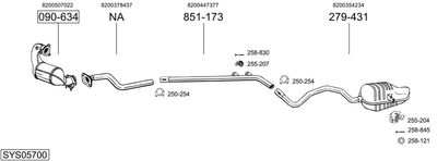 BOSAL SYS05700