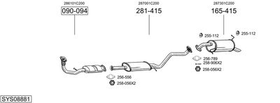 BOSAL SYS08881