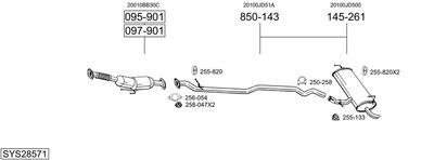 BOSAL SYS28571 BOSAL SYS28571