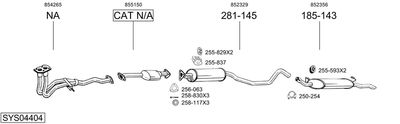 BOSAL SYS04404 BOSAL SYS04404