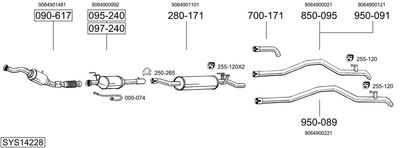 BOSAL SYS14228