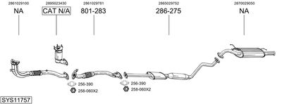 BOSAL SYS11757