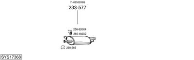 BOSAL SYS17368