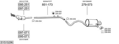 BOSAL SYS15296