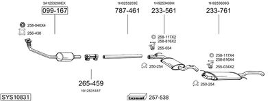 BOSAL SYS10831