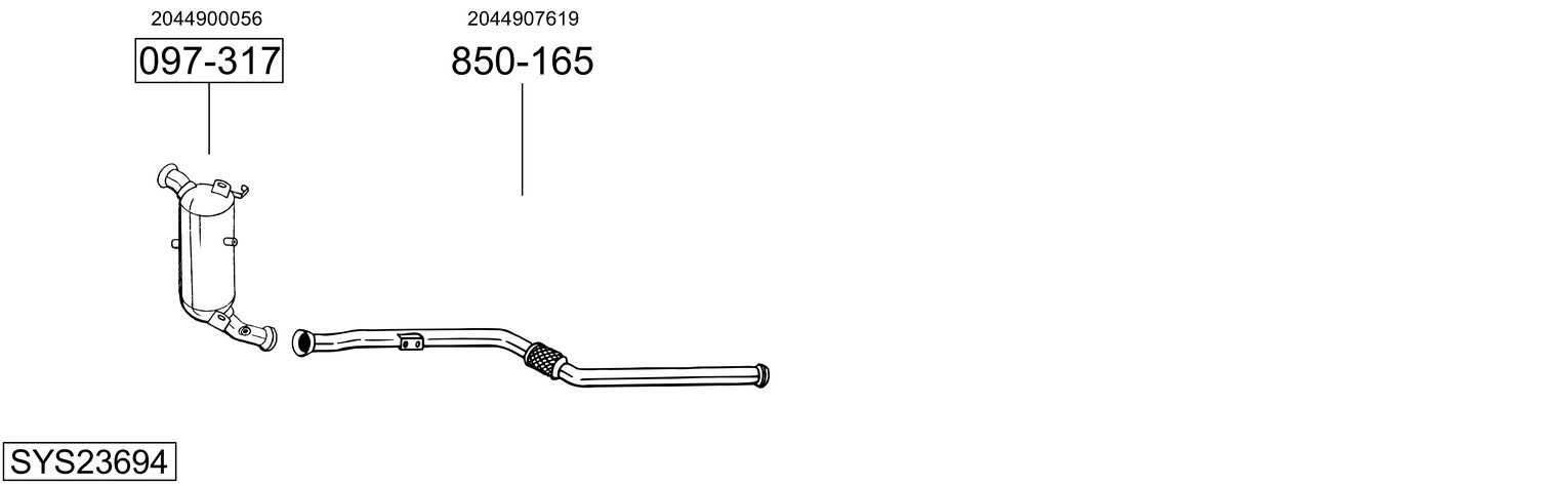 BOSAL SYS23694