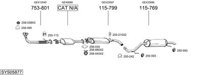 BOSAL SYS05877