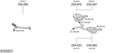 BOSAL SYS22971
