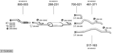 BOSAL SYS08580