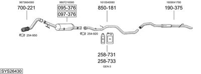 BOSAL SYS26430
