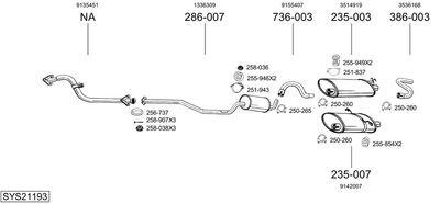 BOSAL SYS21193