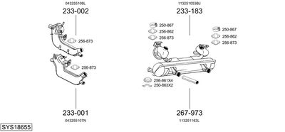 BOSAL SYS18655