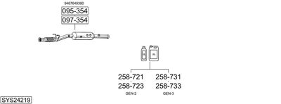 BOSAL SYS24219