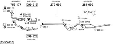 BOSAL SYS06237