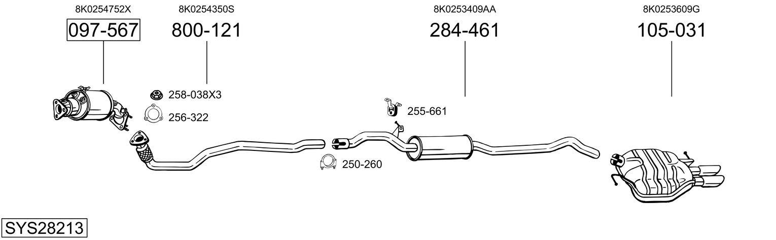 BOSAL SYS28213