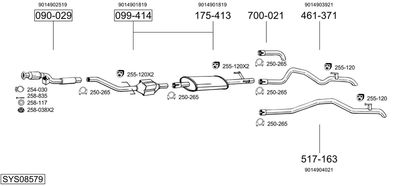 BOSAL SYS08579