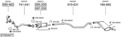 BOSAL SYS04477