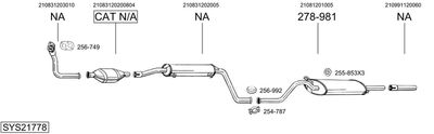 BOSAL SYS21778