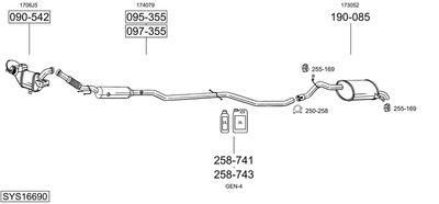 BOSAL SYS16690