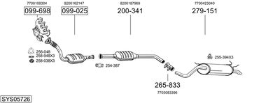 BOSAL SYS05726 BOSAL SYS05726