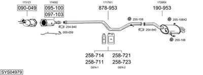 BOSAL SYS04979