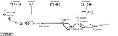 BOSAL SYS09692