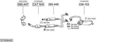 BOSAL SYS06492