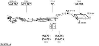 BOSAL SYS09816