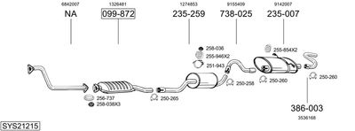 BOSAL SYS21215