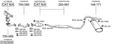 BOSAL SYS23020