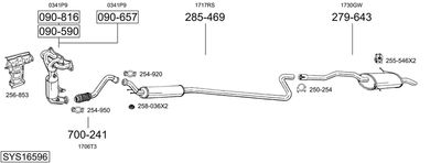 BOSAL SYS16596