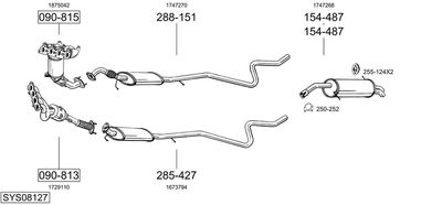 BOSAL SYS08127 BOSAL SYS08127
