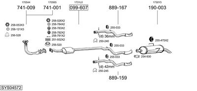 BOSAL SYS04572