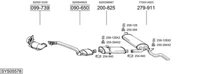 BOSAL SYS05578