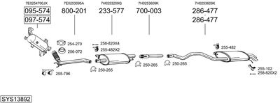 BOSAL SYS13892