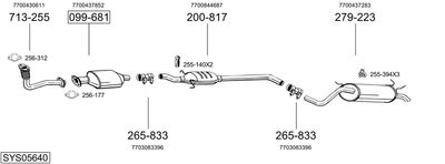 BOSAL SYS05640 BOSAL SYS05640