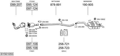 BOSAL SYS01055