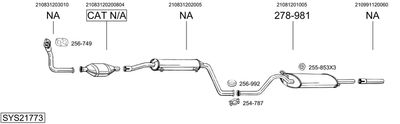 BOSAL SYS21773